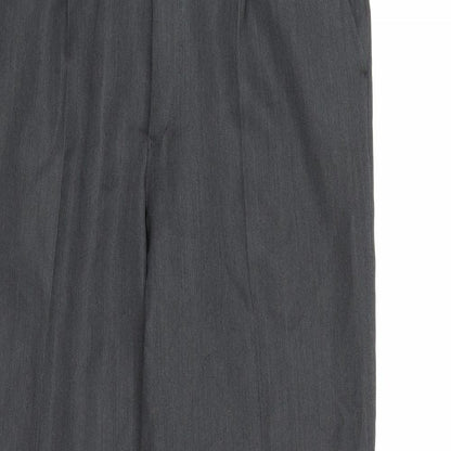 Burton Mens Grey  Rayon Dress Pants Trousers  L30 in