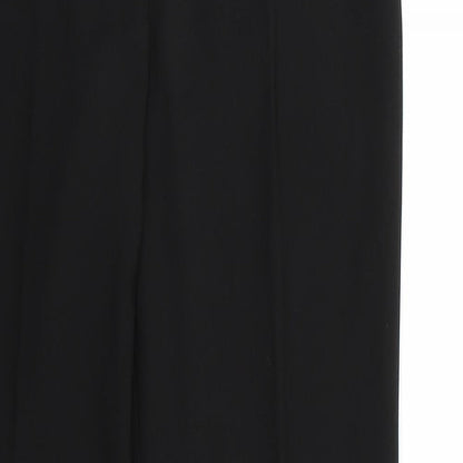 AMARANTO Womens Black  Rayon Dress Pants Trousers Size 10 L30 in