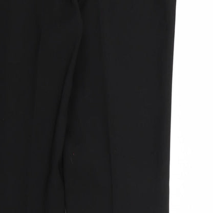 AMARANTO Womens Black  Rayon Dress Pants Trousers Size 10 L30 in