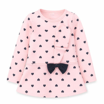 You're Beautiful Girls Pink Polka Dot  Basic Blouse Size 2-3 Years