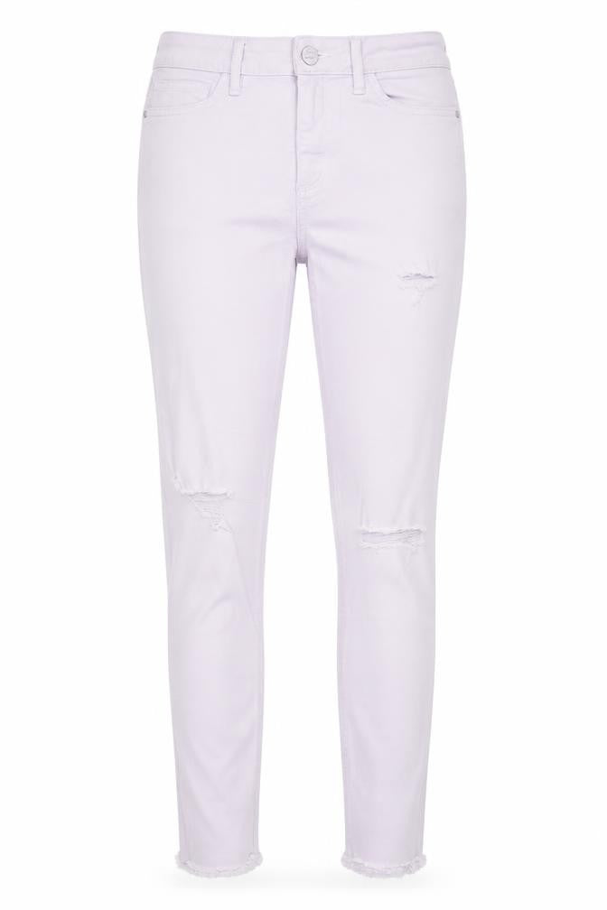 Womens UK Size 10 F&F Regular Fit Skinny Purple Jeans