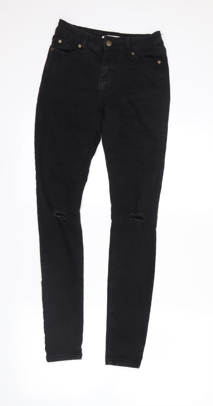 brave soul london Womens Black  Denim Skinny Jeans Size 8