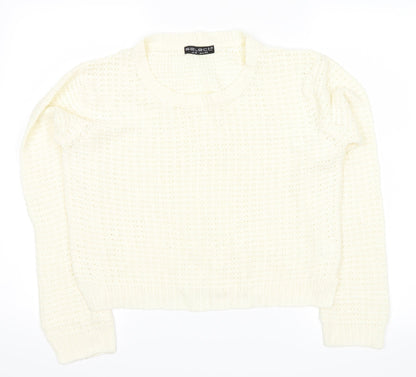 Select Womens White   Pullover Jumper Size 16