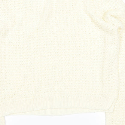 Select Womens White   Pullover Jumper Size 16