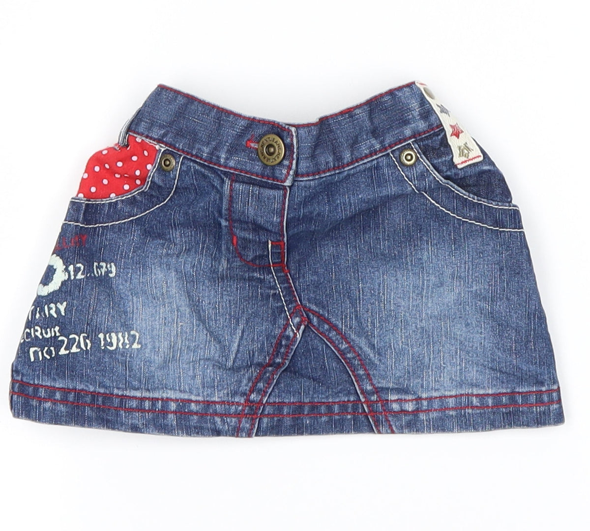 Next  Blue   Mini Skirt Size 3-6 Months