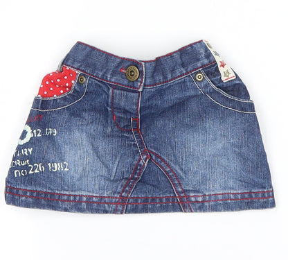Next  Blue   Mini Skirt Size 3-6 Months