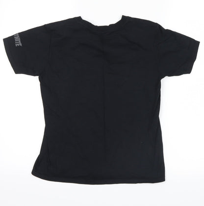 fortnite Boys Black   Basic T-Shirt Size L