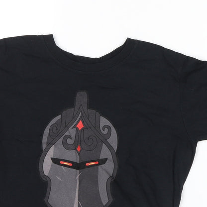 fortnite Boys Black   Basic T-Shirt Size L
