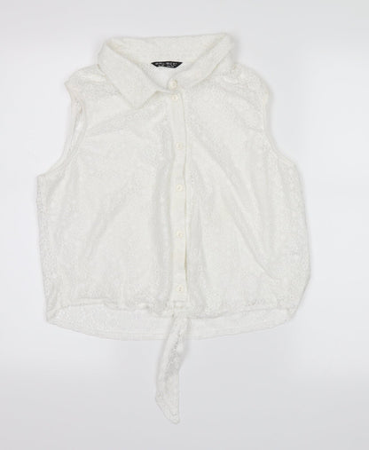 Womens UK Size 16 Select White Basic Tank