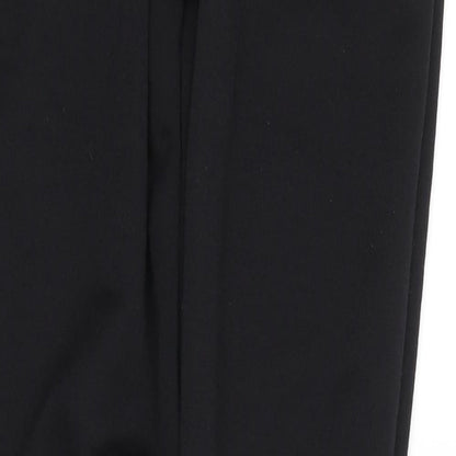 Womens UK Size 10 Boohoo Regular Fit Sweatpants Black Trousers