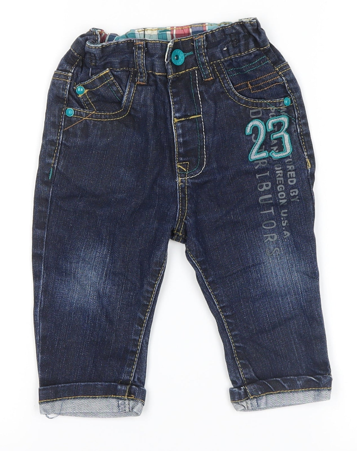 Next  Blue   Pedal Pusher Jeans Size 9-12 Months