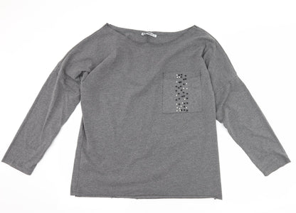 about the women Womens Grey   Basic T-Shirt Size XL
