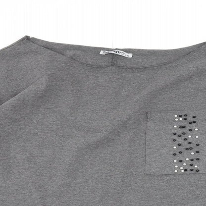 about the women Womens Grey   Basic T-Shirt Size XL