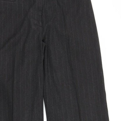 Womens UK Size 12 BHS Regular Fit  Black Trousers