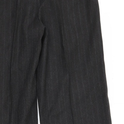Womens UK Size 12 BHS Regular Fit  Black Trousers