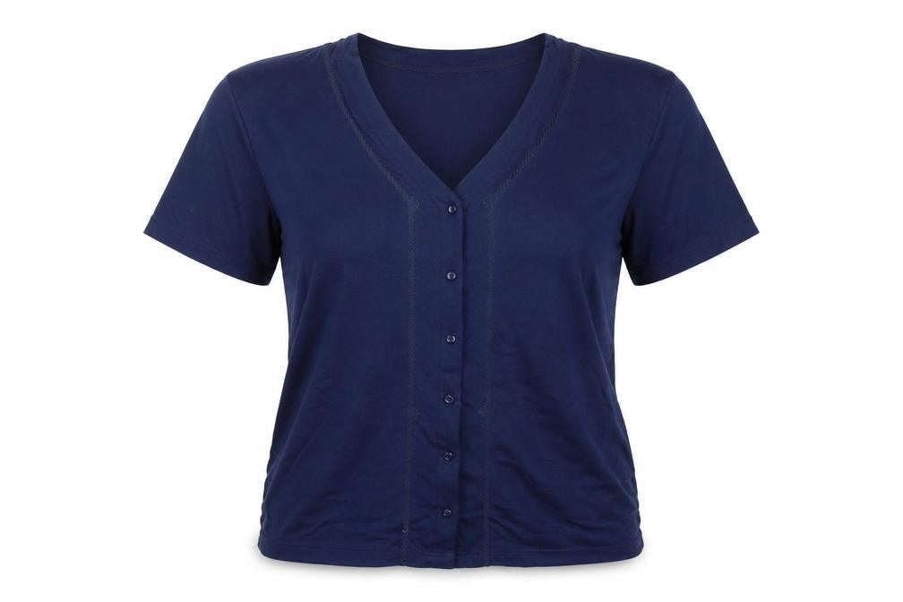 Womens UK Size S paramour Blue Basic Button-Up