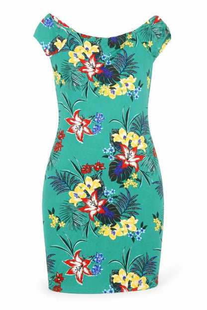 New Look Womens Green   Pencil Dress  Size 10