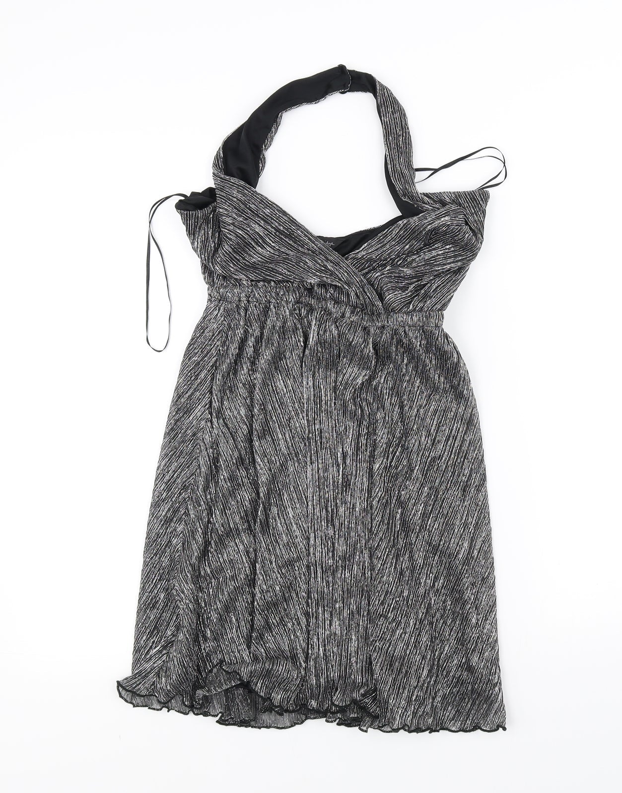 Miss Selfridge Womens Silver   A-Line  Size 6