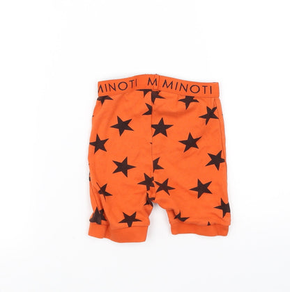 Minoti Boys Orange   Sweat Shorts Size 2-3 Years
