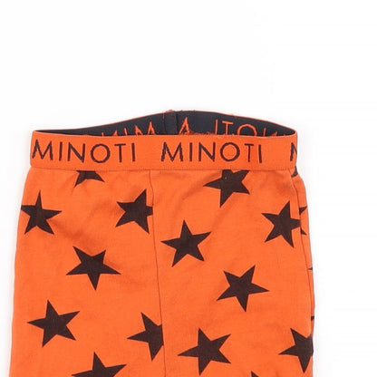 Minoti Boys Orange   Sweat Shorts Size 2-3 Years
