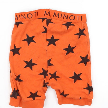 Minoti Boys Orange   Sweat Shorts Size 2-3 Years