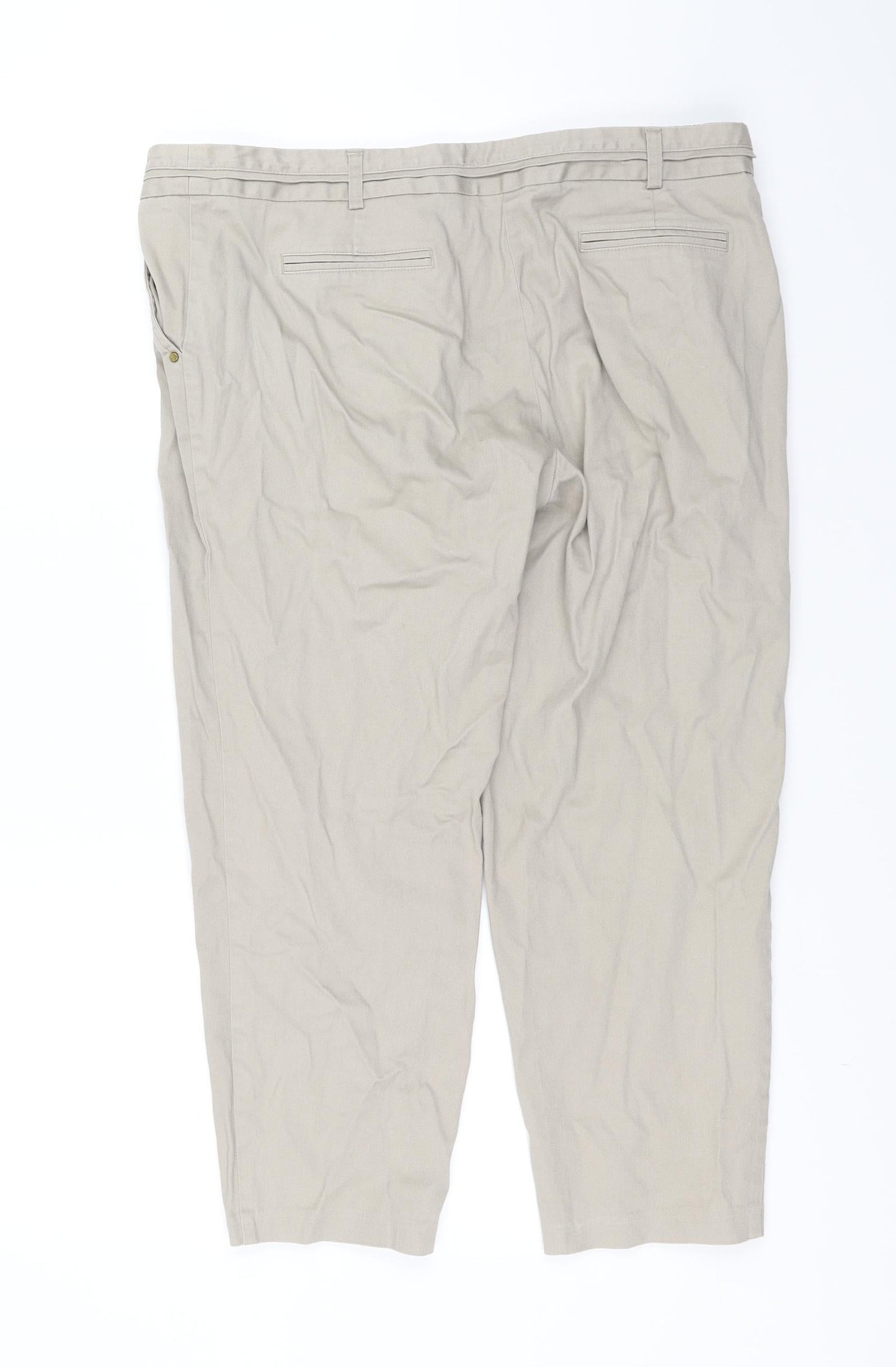 George Womens Beige   Chino Trousers Size 16 L22 in