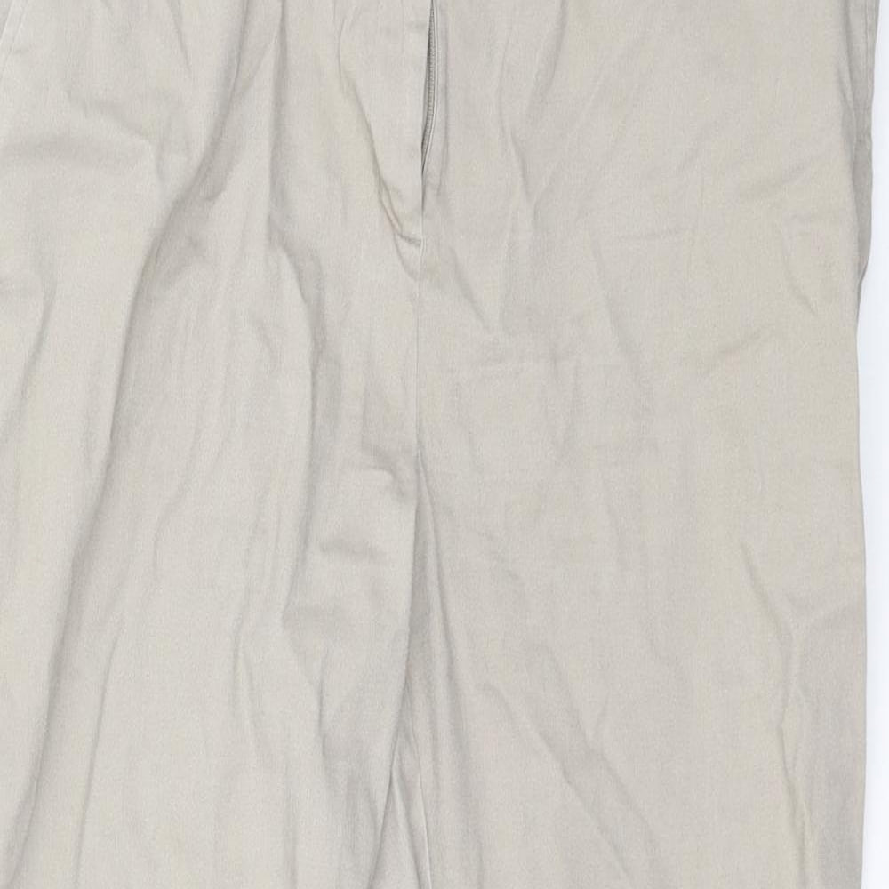 George Womens Beige   Chino Trousers Size 16 L22 in