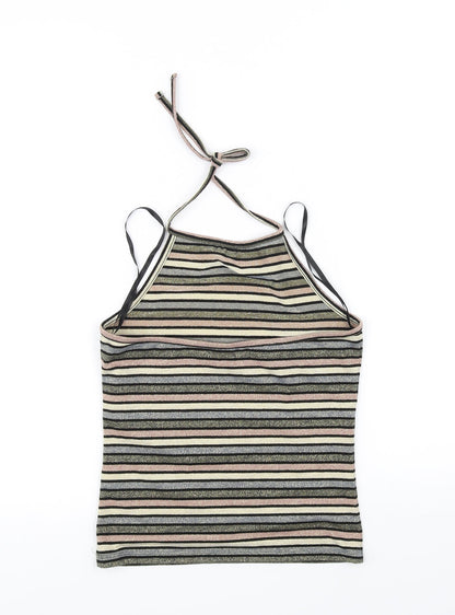 Womens UK Size 12 Topshop Pink Basic T-Shirt