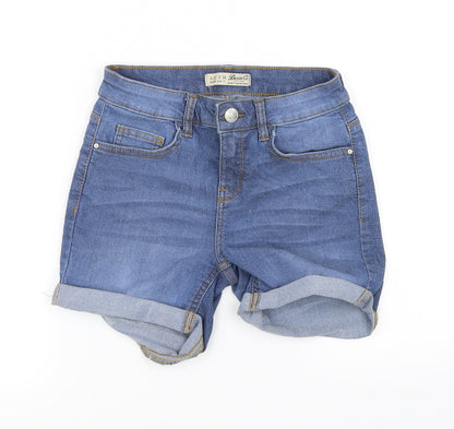 DENIMCO Womens Blue   Chino Shorts Size 4