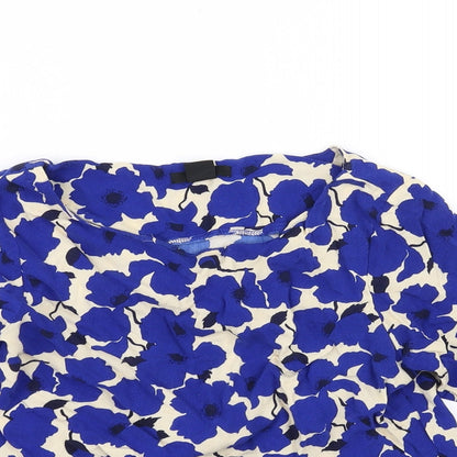 H&M Womens Blue   Basic T-Shirt Size 4