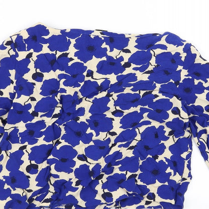 H&M Womens Blue   Basic T-Shirt Size 4