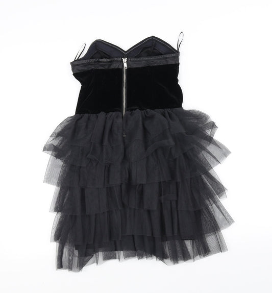 H&M Womens Black   A-Line  Size 6