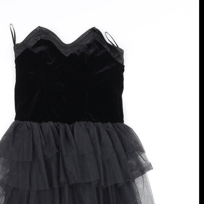 H&M Womens Black   A-Line  Size 6