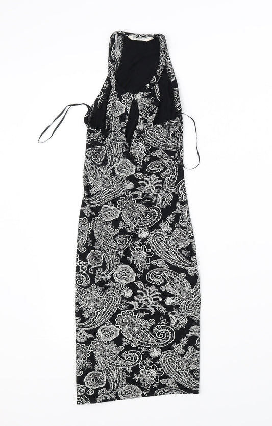 Miss Selfridge Womens Black   Pencil Dress  Size 6