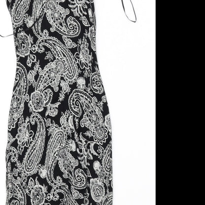 Miss Selfridge Womens Black   Pencil Dress  Size 6