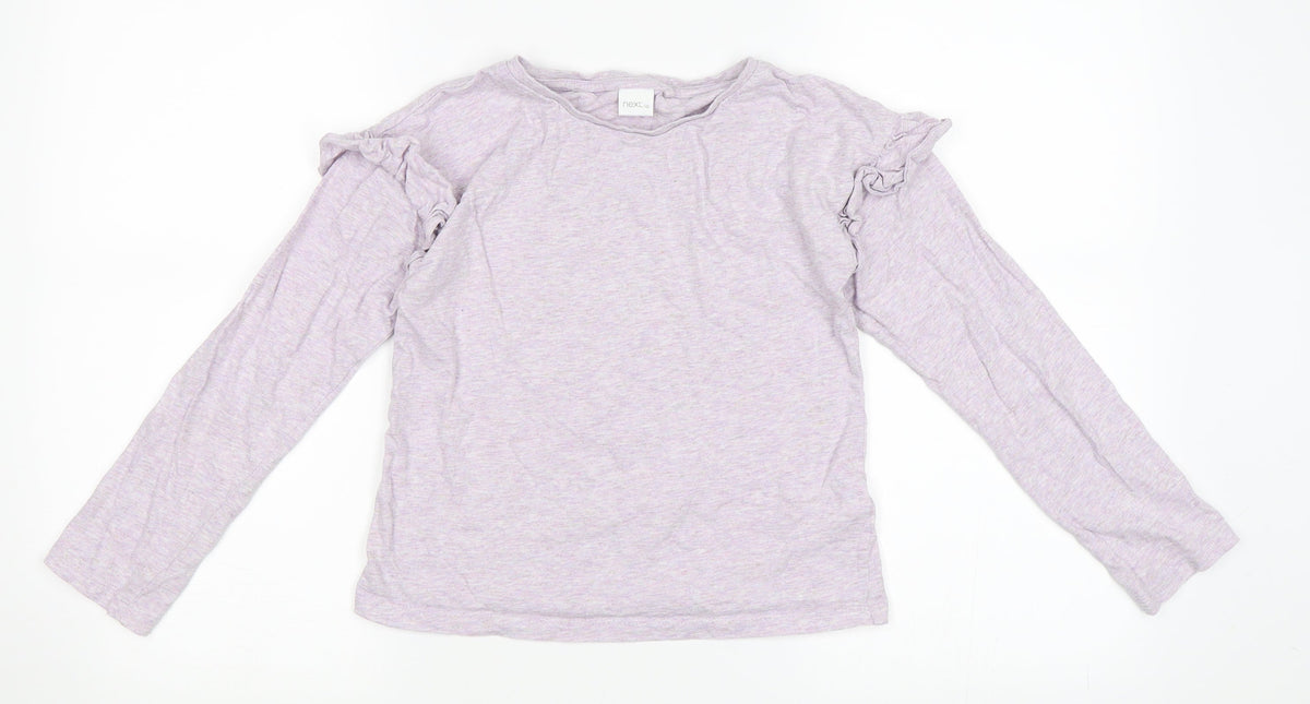 Next Girls Purple   Basic T-Shirt Size 10 Years