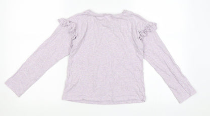 Next Girls Purple   Basic T-Shirt Size 10 Years