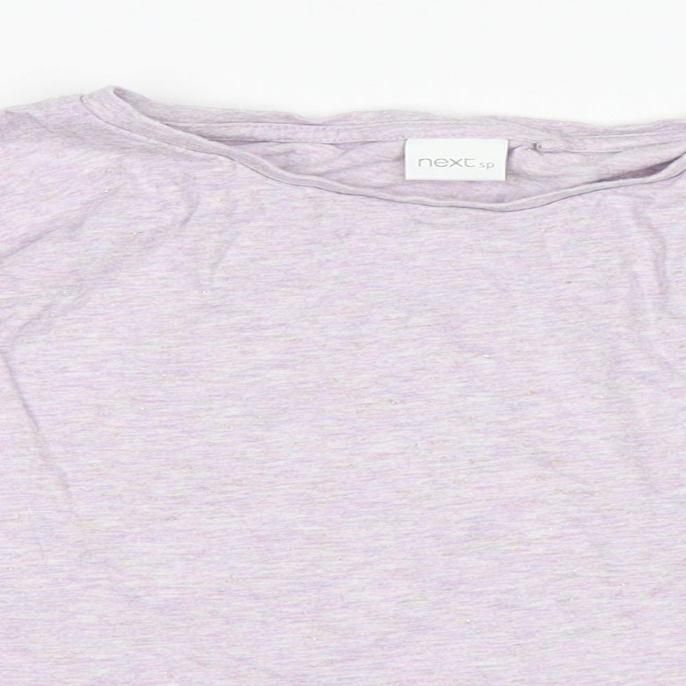 Next Girls Purple   Basic T-Shirt Size 10 Years