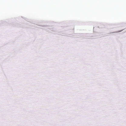 Next Girls Purple   Basic T-Shirt Size 10 Years