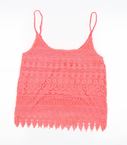 Womens UK Size XS H&M Pink Camisole Tank