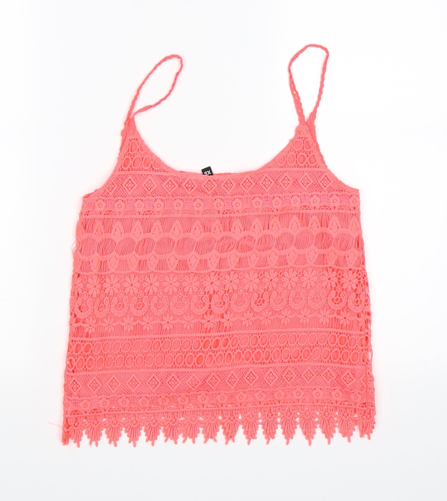 Womens UK Size XS H&M Pink Camisole Tank