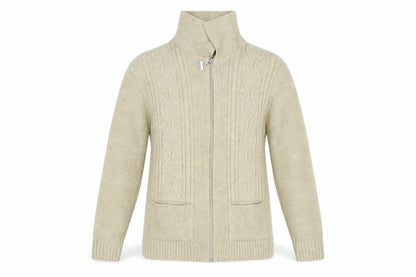 Glimpse Design Womens Beige   Cardigan Jumper Size S