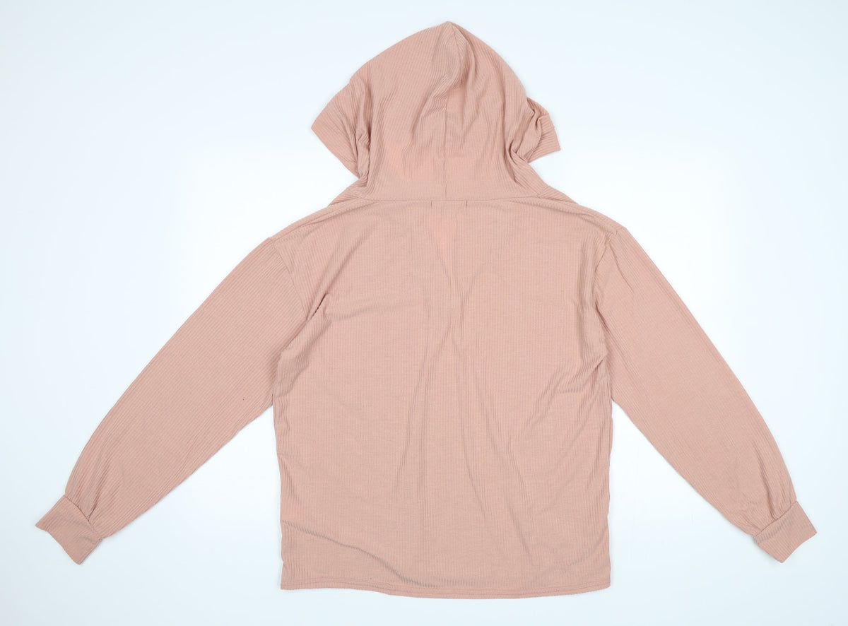 In the Style Womens Pink   Pullover Hoodie Size 10