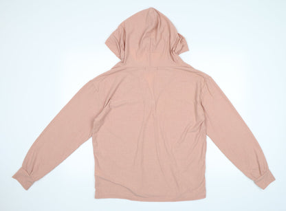 In the Style Womens Pink   Pullover Hoodie Size 10