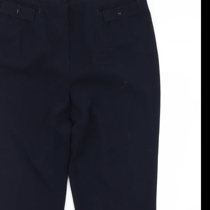 M&S Mens Blue   Dress Pants Trousers Size 18 L28 in