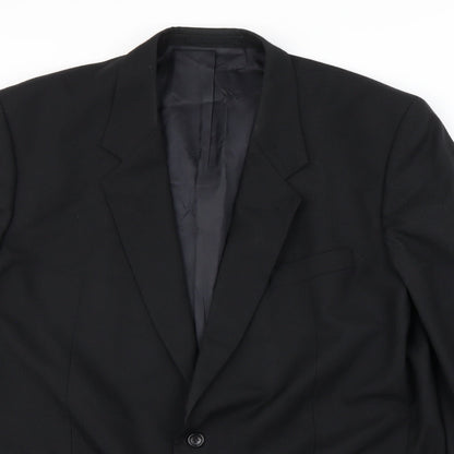 Preworn Mens Black   Jacket Blazer Size L