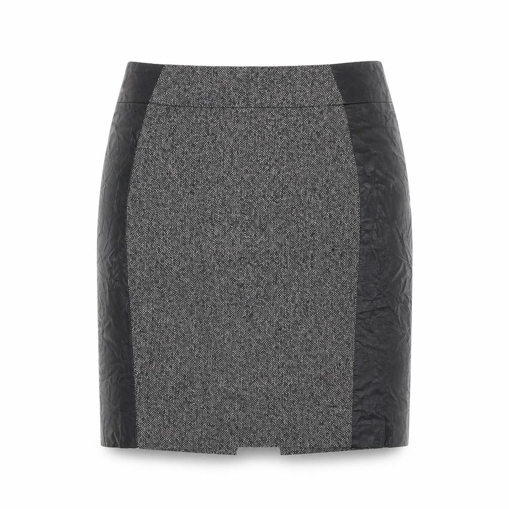 H&M Womens Black Herringbone  Straight & Pencil Skirt Size 10