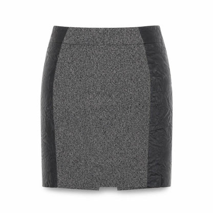 H&M Womens Black Herringbone  Straight & Pencil Skirt Size 10