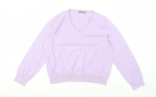 South Womens Purple   Pullover Jumper Size 20