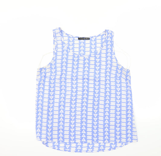 Womens UK Size 14 Atmosphere Blue Basic Tank